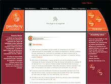 Tablet Screenshot of espanol.danceability.com